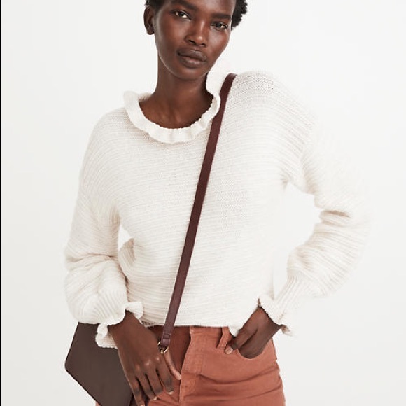 Madewell Ruffle Sweater - Picture 4 of 6